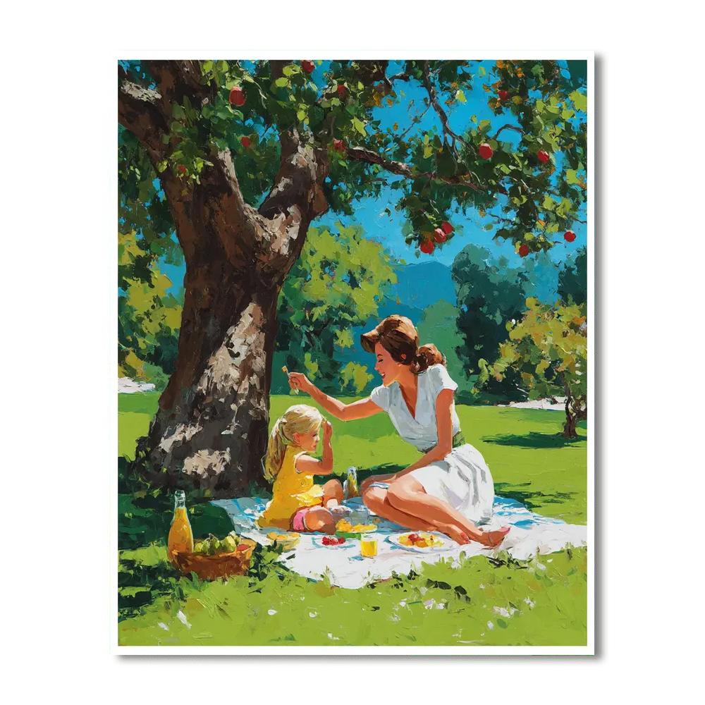 Picnic Under The Trees Paint By Numbers Kits