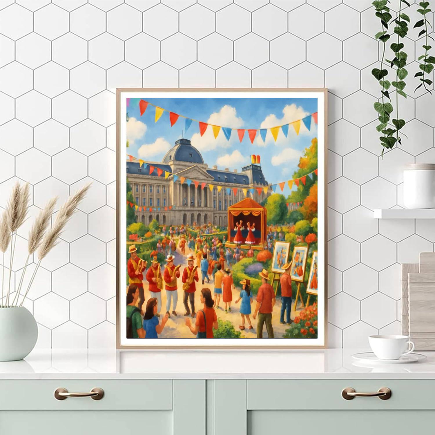 The Royal Palace Festival Paint By Numbers Art