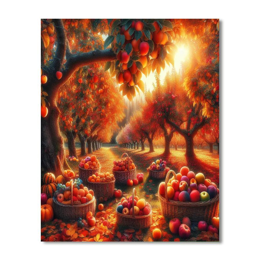 Orchard Harvest Celebration Numbered Painting Kits