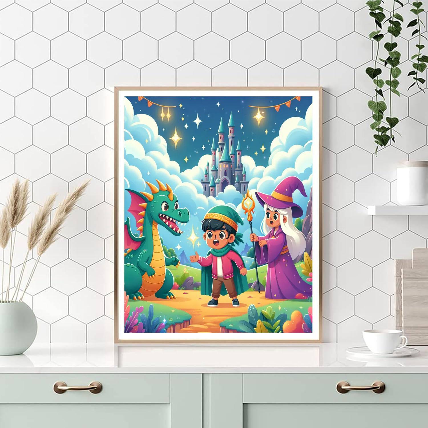 Fantasy Adventure Realm Paint By Numbers