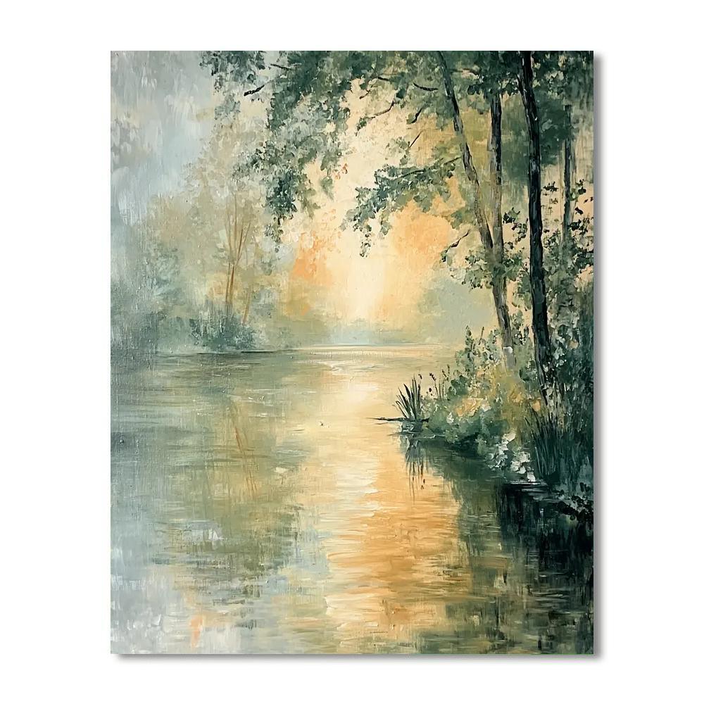 Edgar Degas Inspired Essence Of Reflection  Paint By Number