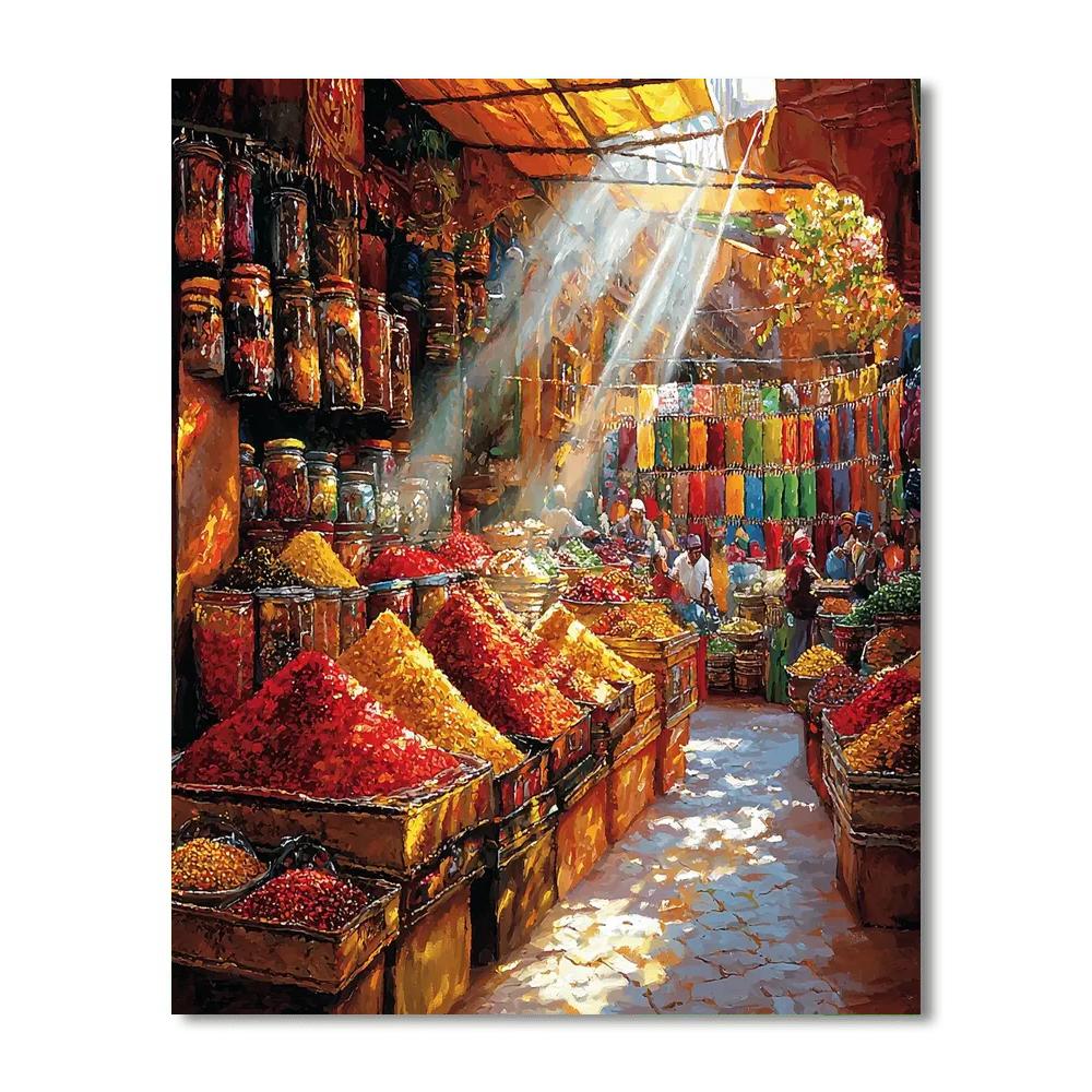 The Spice Bazaar Numbered Painting Kits