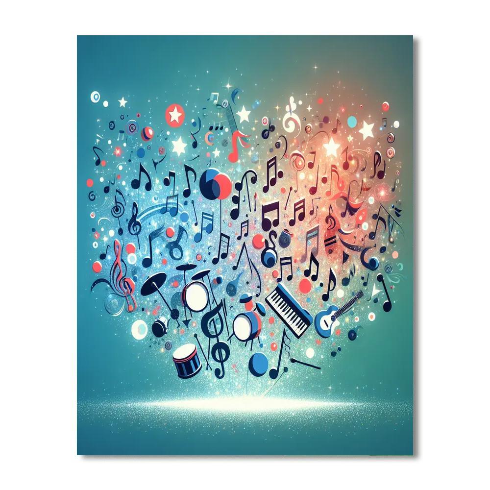 Enchanted Melody DIY Paint By Numbers