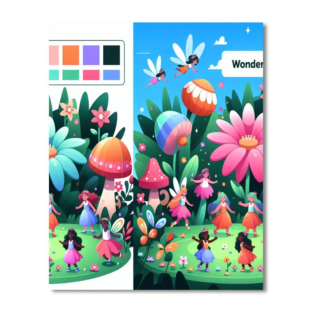 Fairy Wonderland Garden Paint By Number