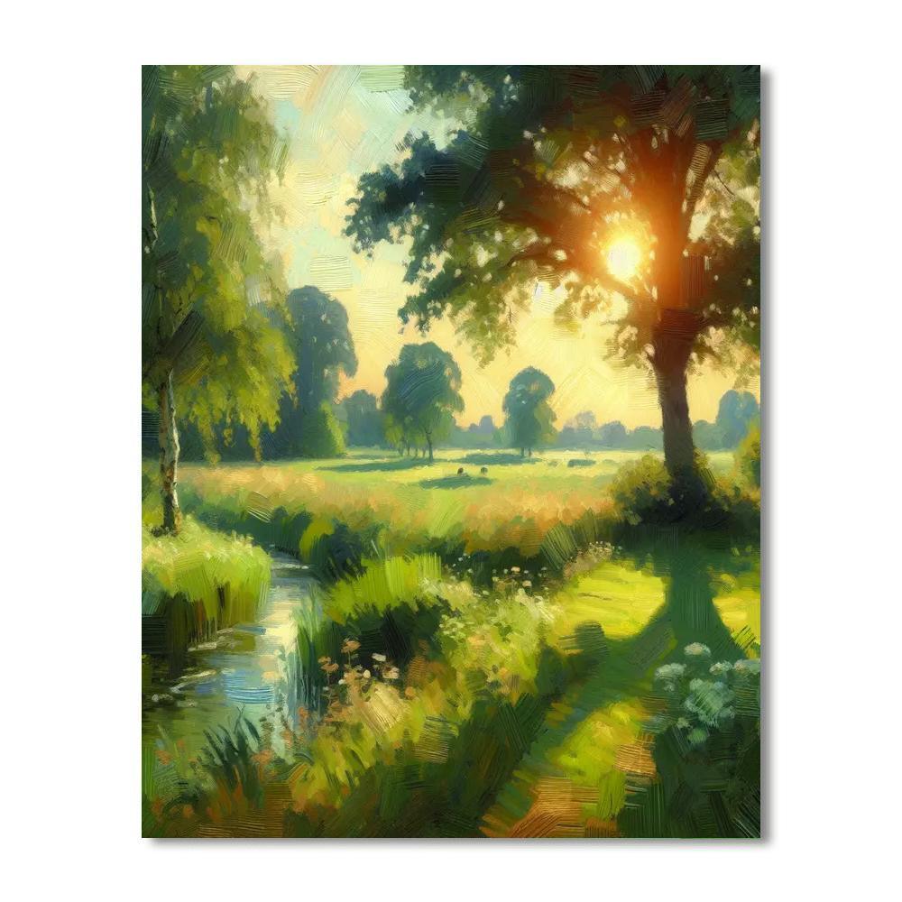Impressionist Summer Afternoon Painting By Numbers Kit