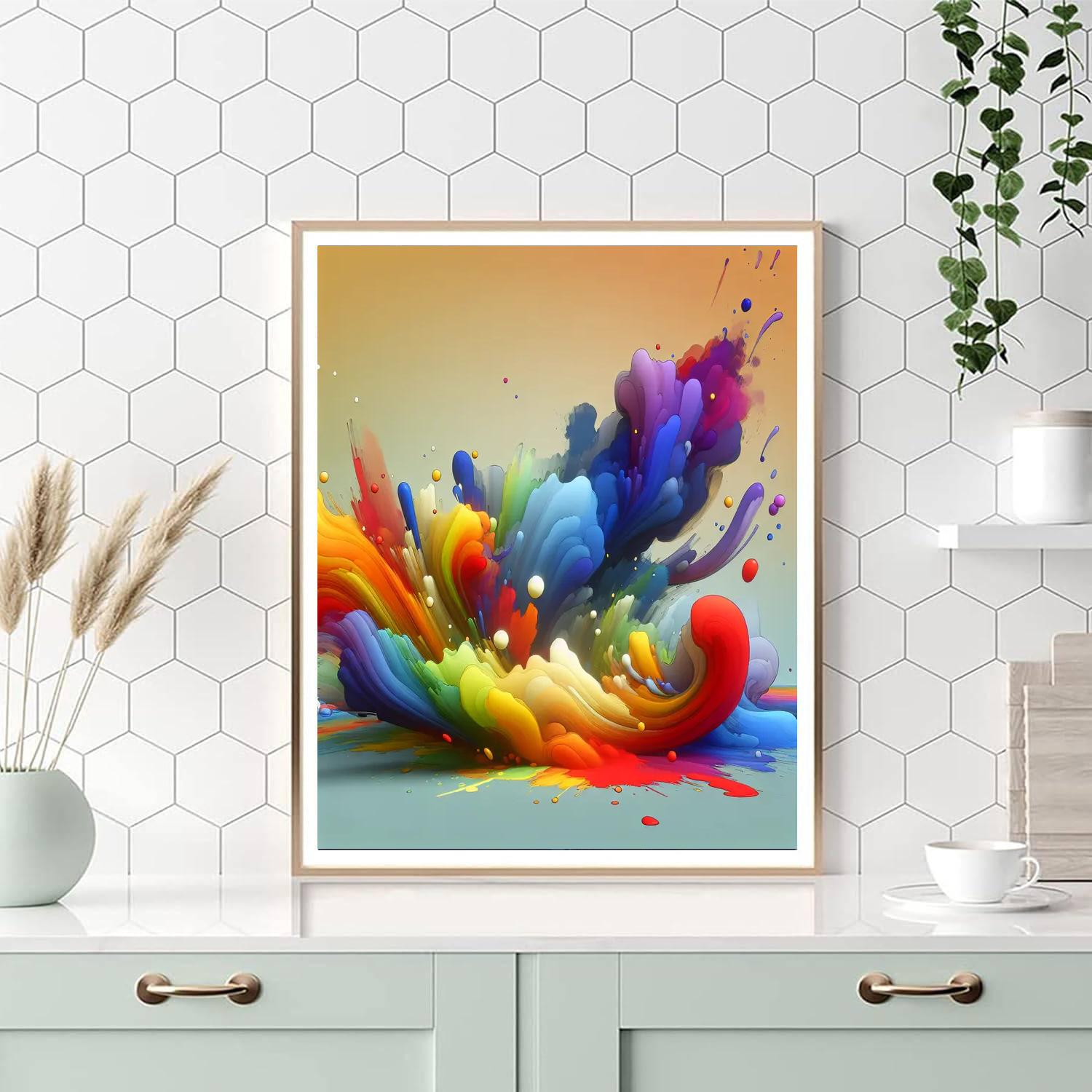 Wonder Of Watercolor World Paint By Numbers Art