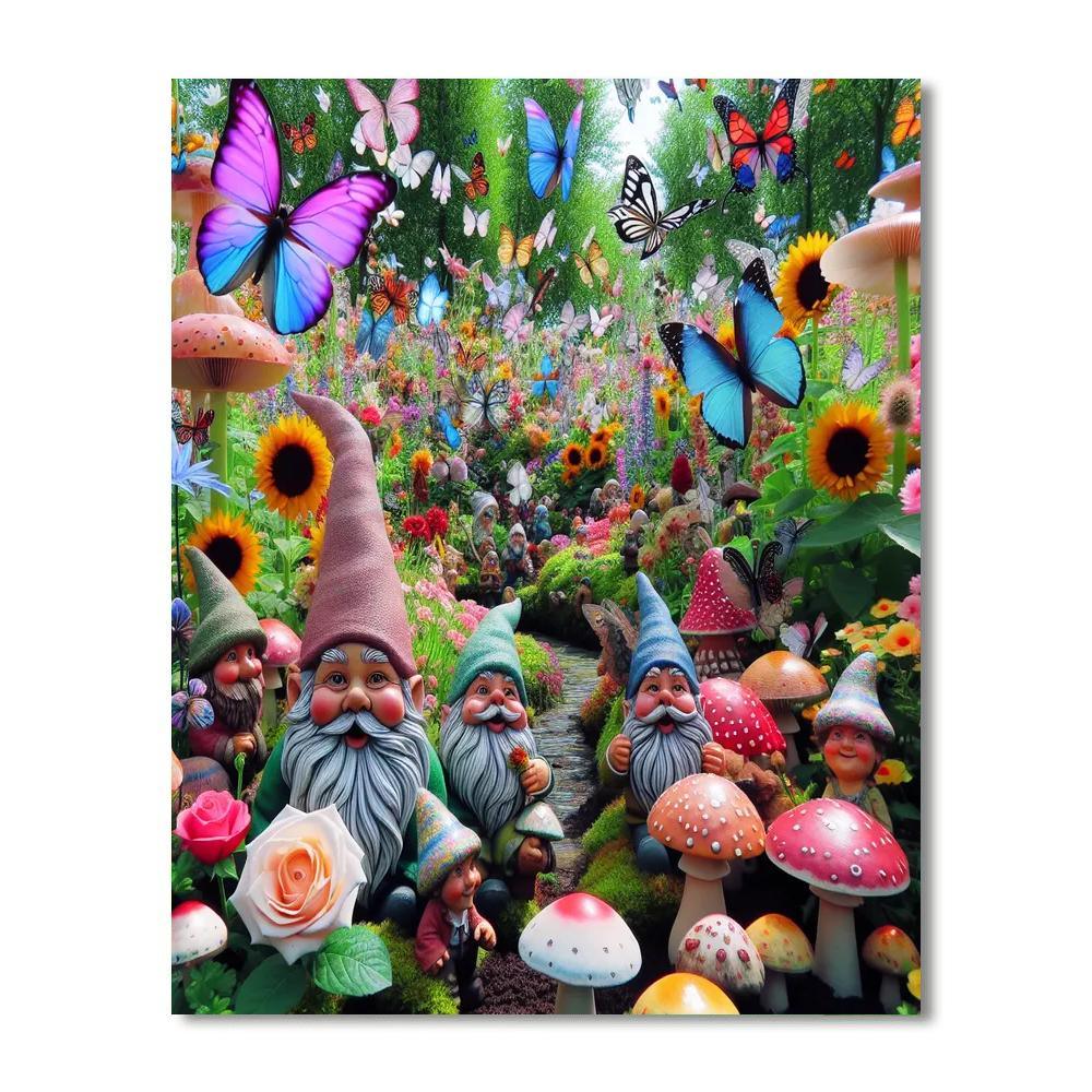 Magical Garden For Little Explorers Numbered Painting Kits