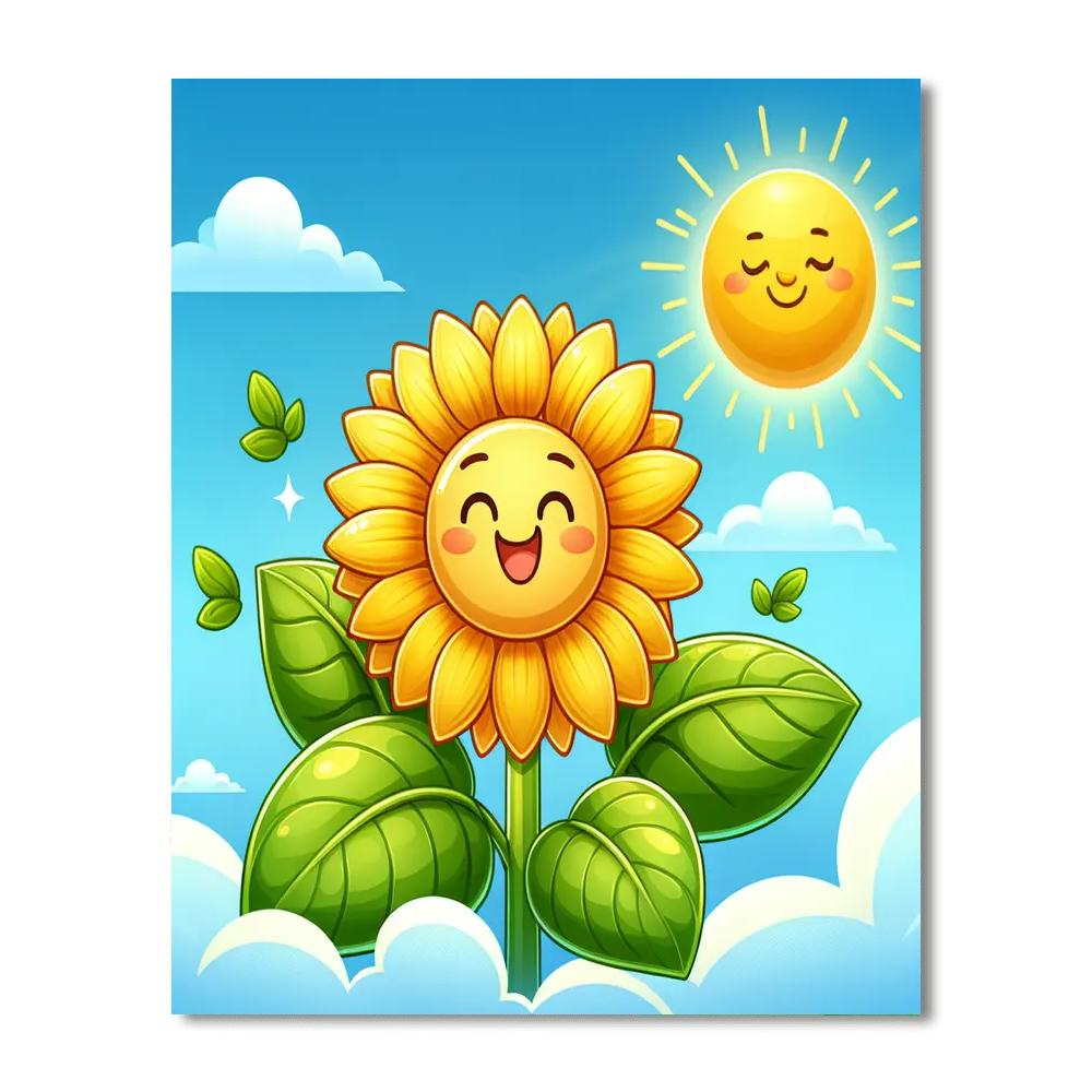 Bright Sunflower Buddy Paint By Numbers Kits