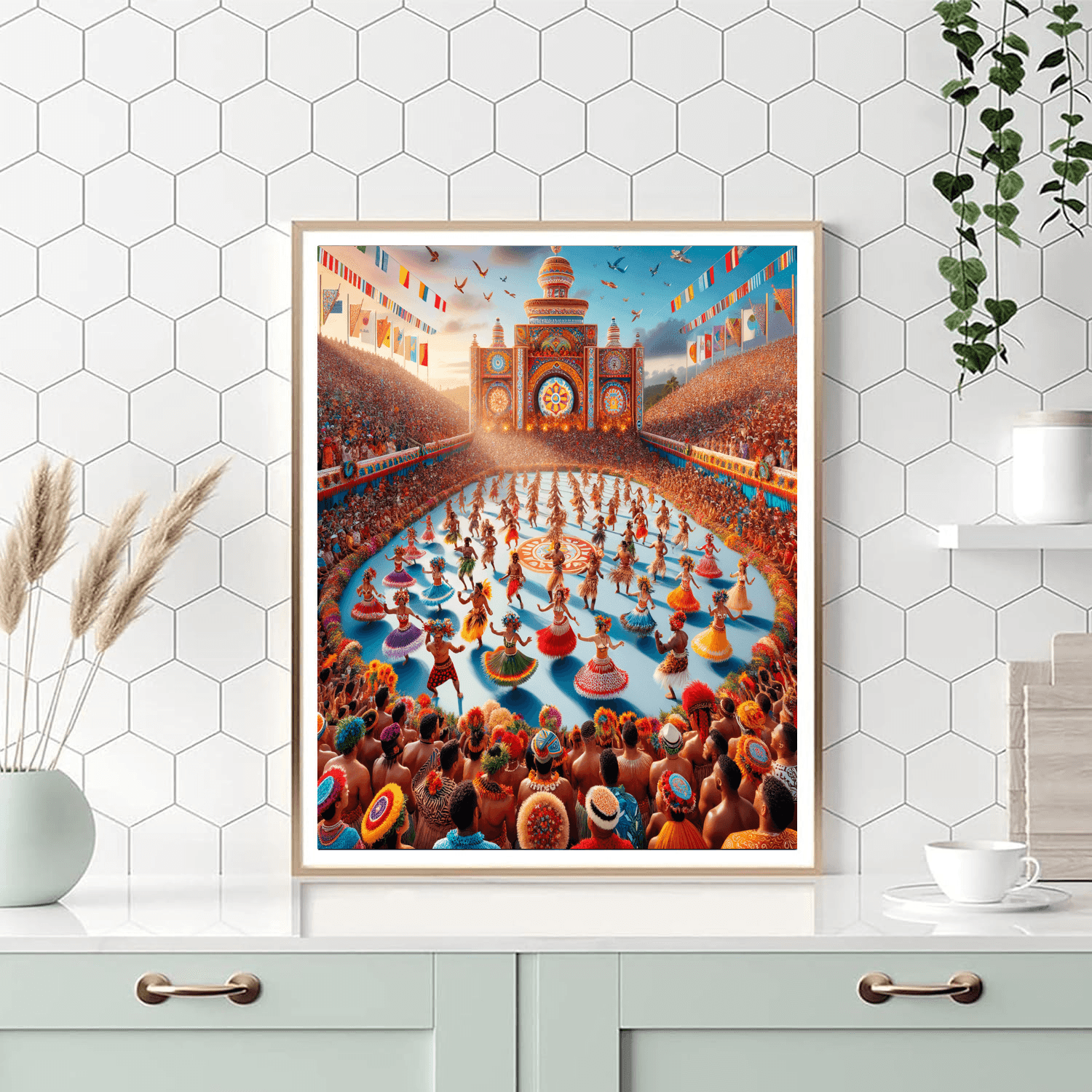 Kingdom Of Tonga Heilala Festival - Tonga Number Painting