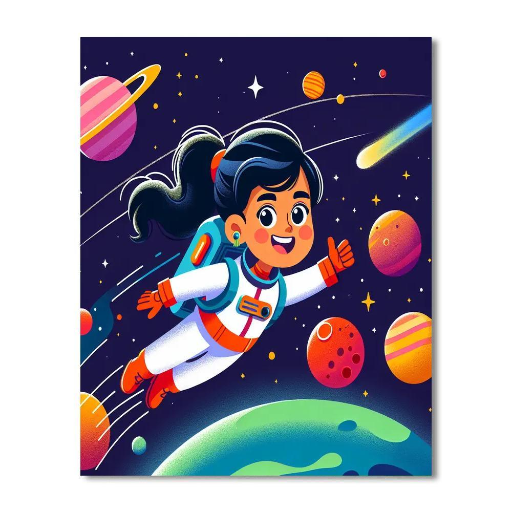 Galaxy Hopper Adventure Painting Number Kit