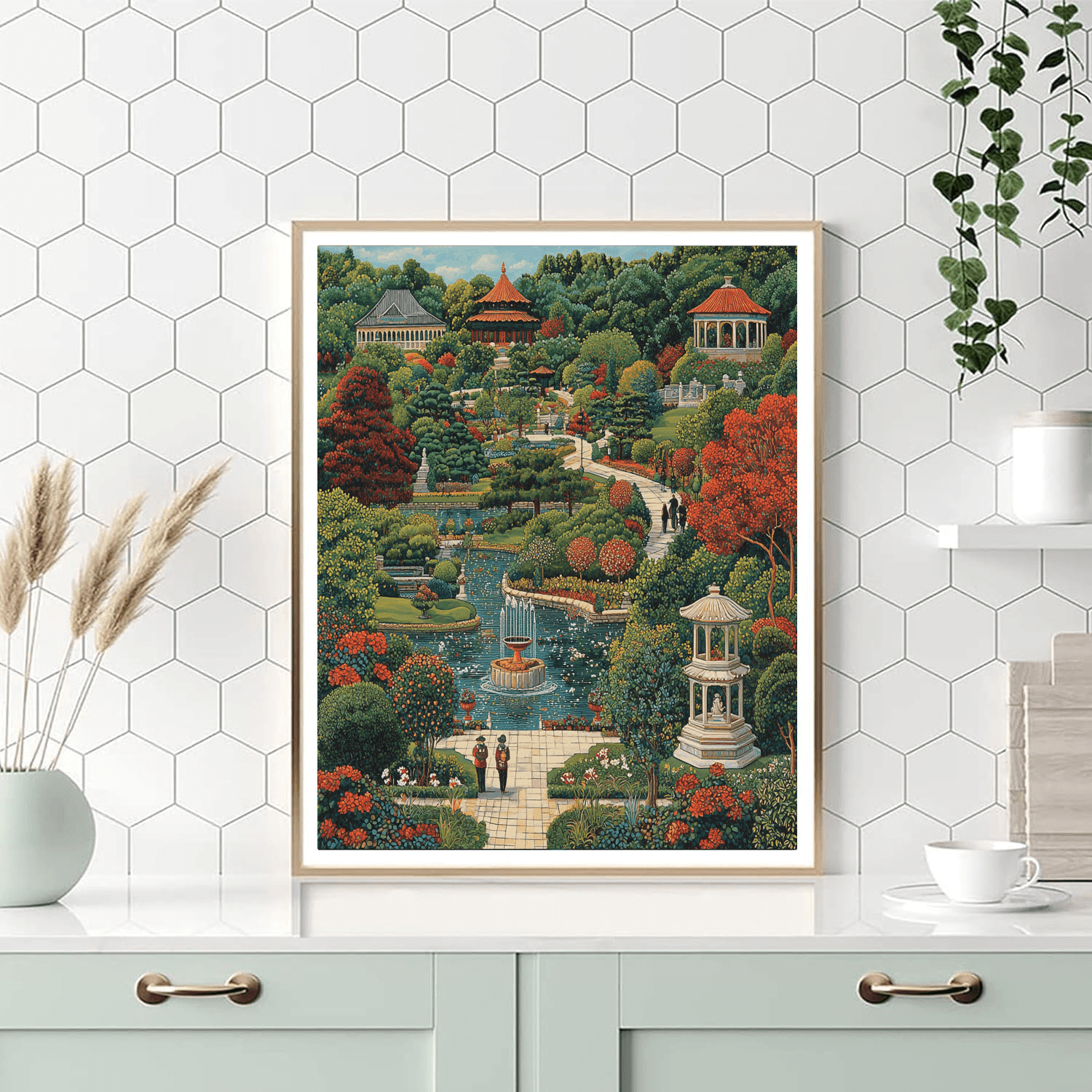 Hamilton Gardens - Hamilton Painting Number Kit