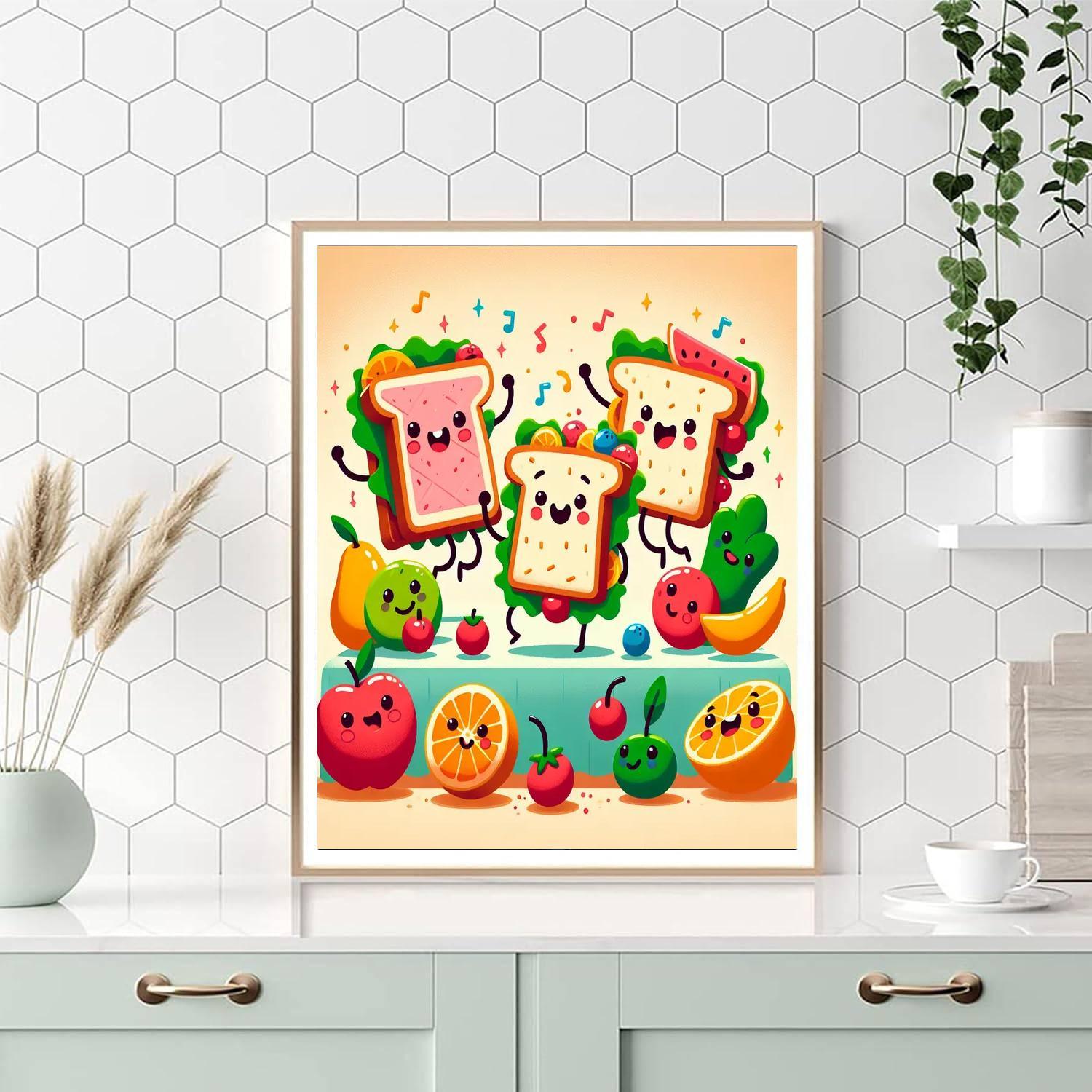 Silly Sandwich Celebration Paint By Numbers Kits