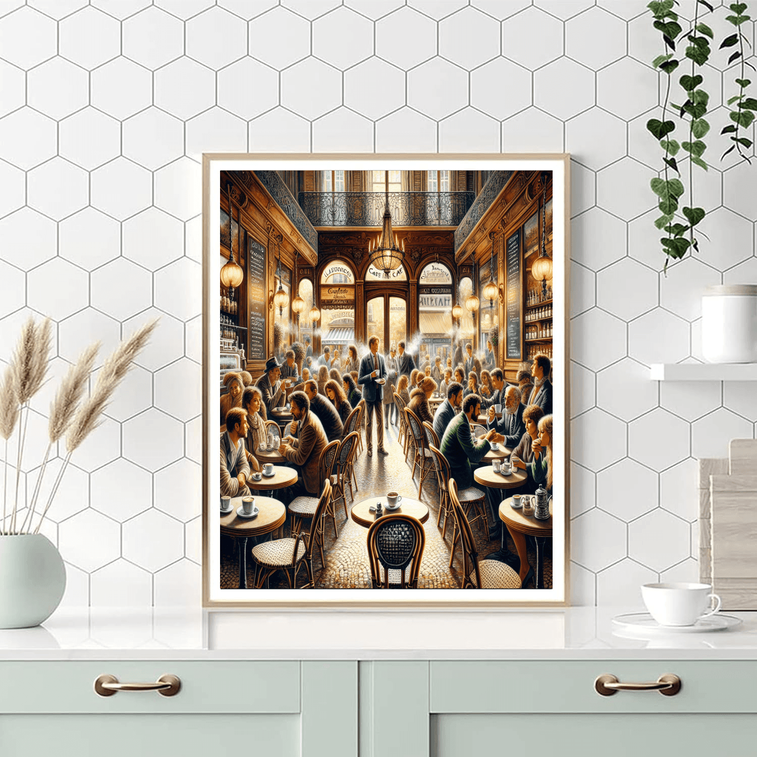 Café Charm Numbered Painting Kits