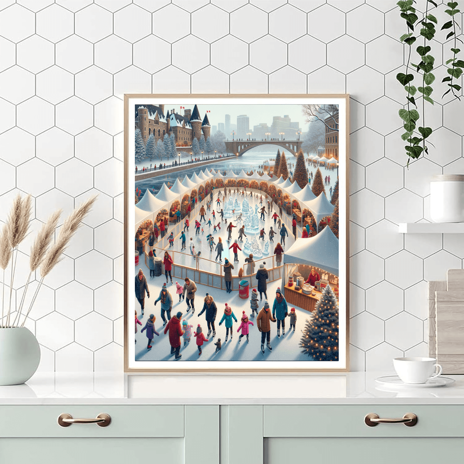 Winterlude - Ottawa Number Painting