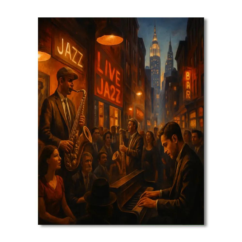 Winter Jazzfest - Usa Paint By Numbers Kits