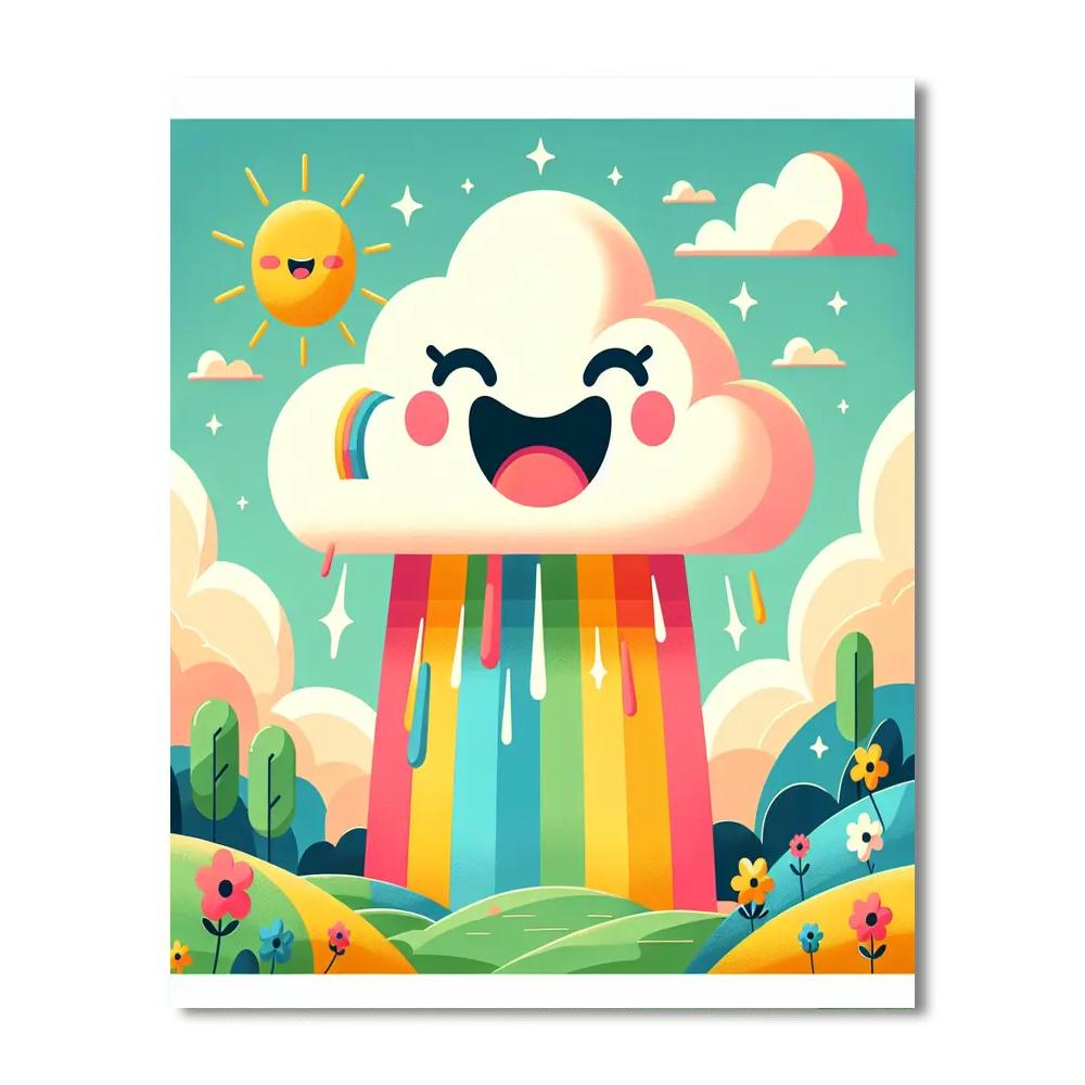 Giggling Cloud Numbered Painting Kits