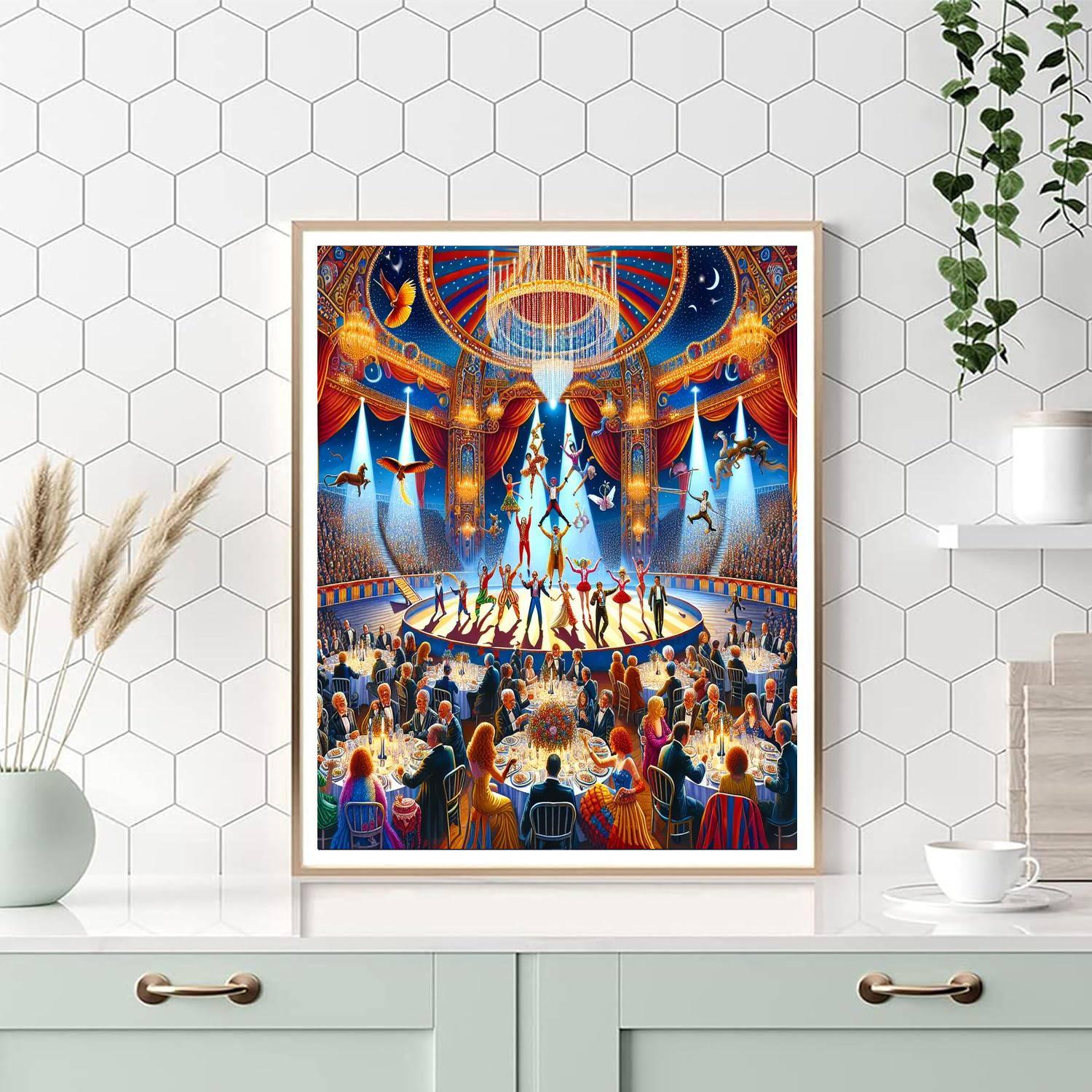 International Circus Festival - Monte Carlo Numbered Painting Kits