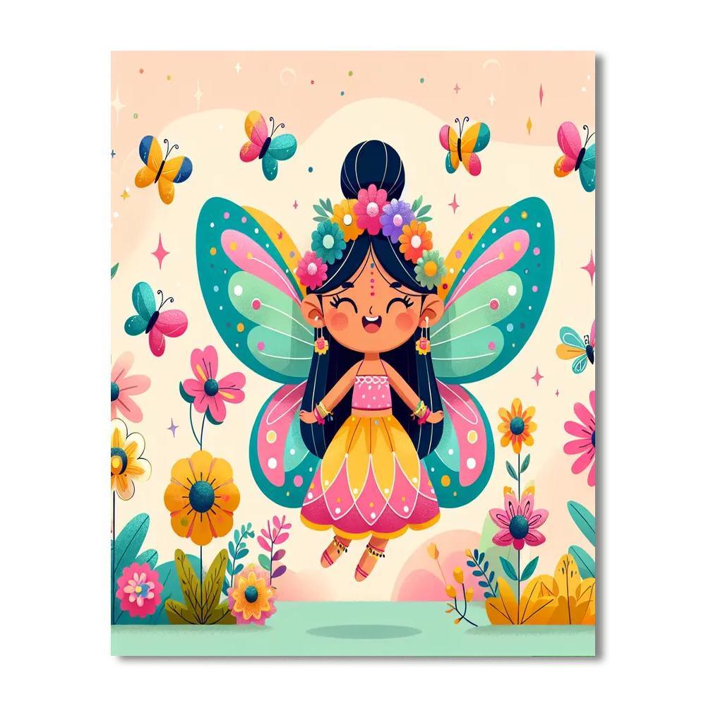 Flower Fairy's Delight Paint By Numbers Kits