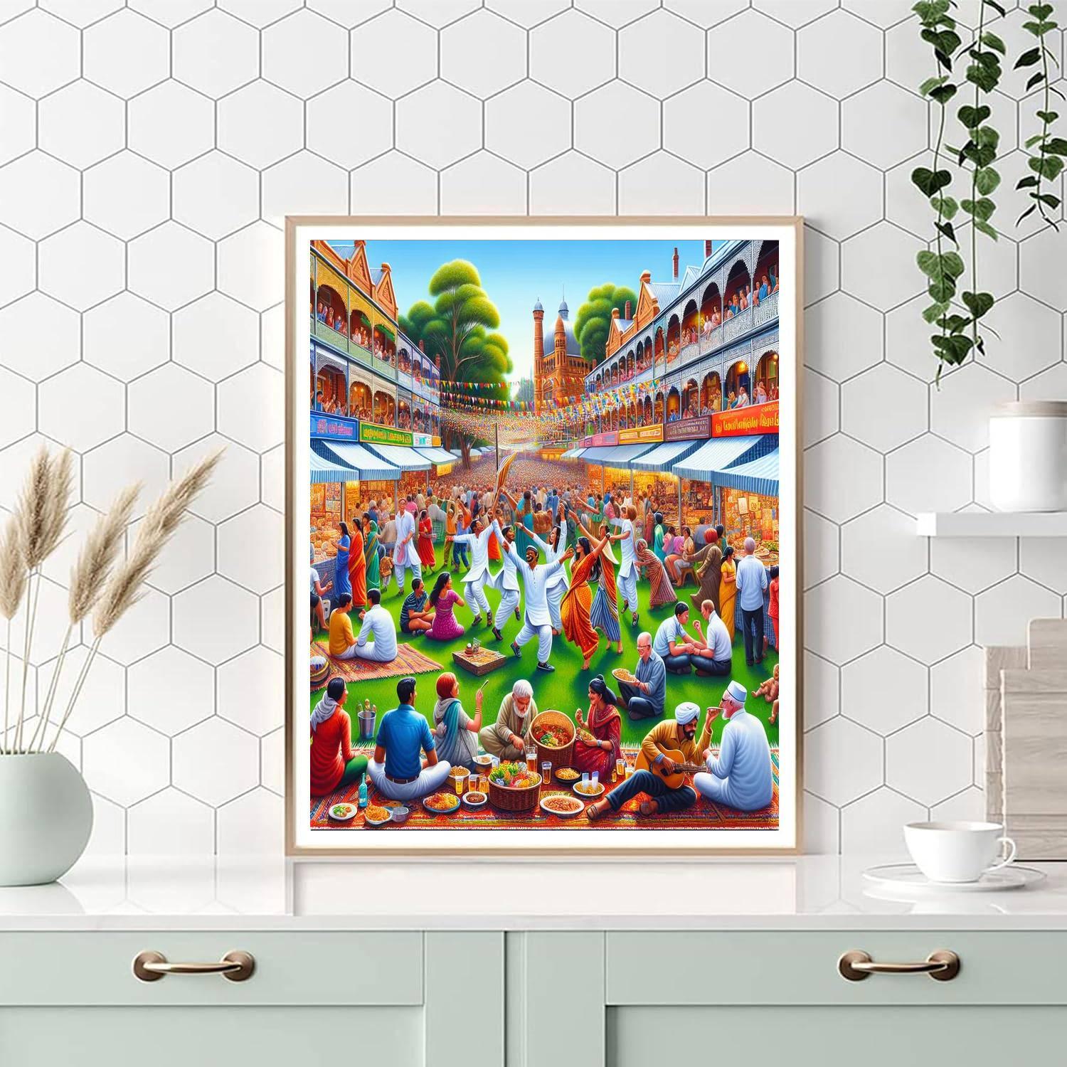 Folk Festivals Of Australia Numbered Painting Kits