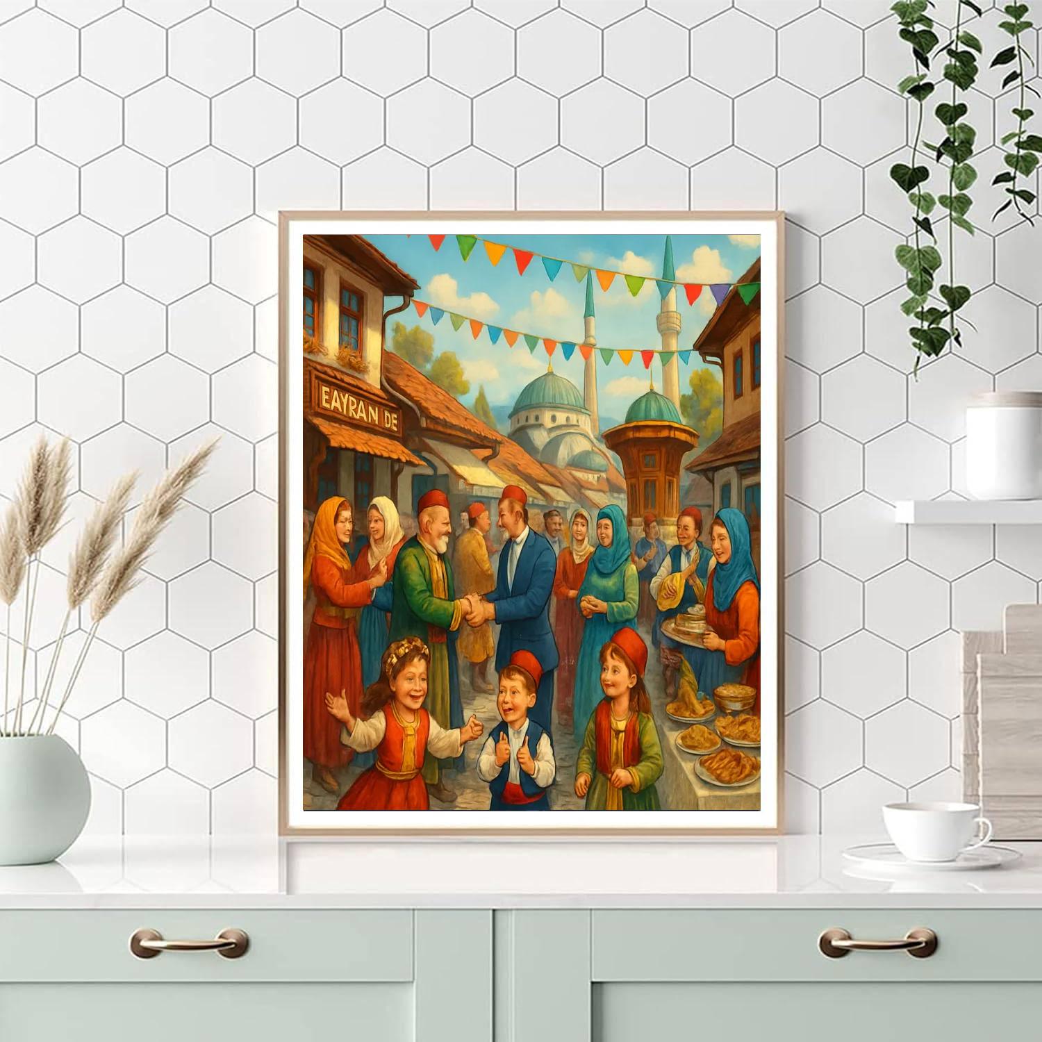 Bayram Celebration - Sarajevo, Bosnia And Herzegovina Paint By Numbers Art