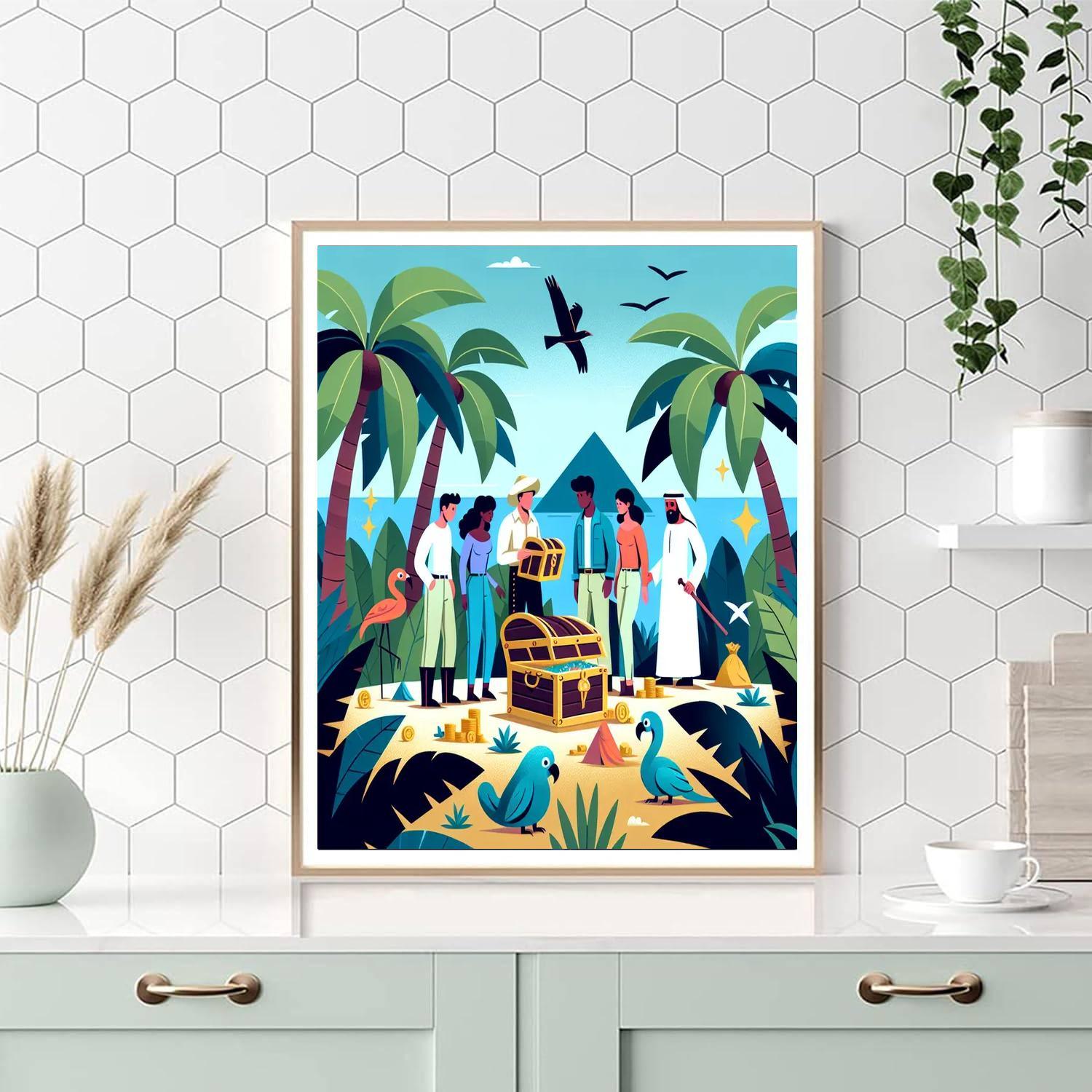Mystic Island Discovery Paint By Numbers Art