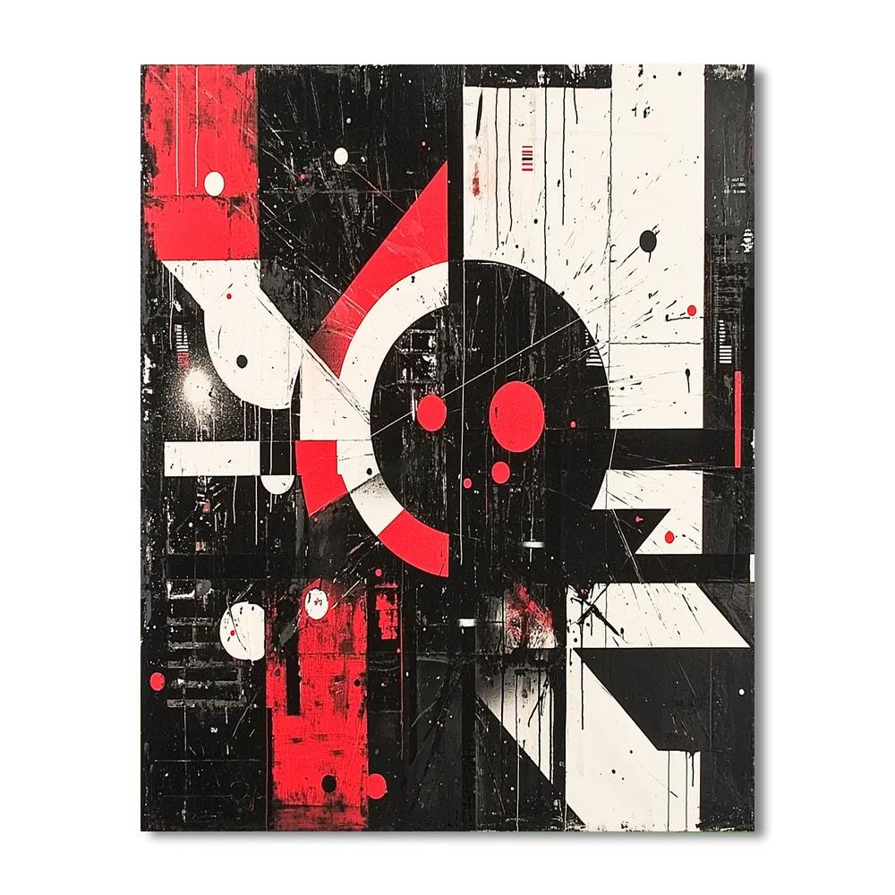 Banksy Inspired Cycle Of Change  DIY Paint By Numbers