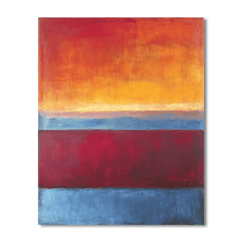 Mark Rothko Inspired Rothko's Solar Horizon  Paint By Numbers Kits