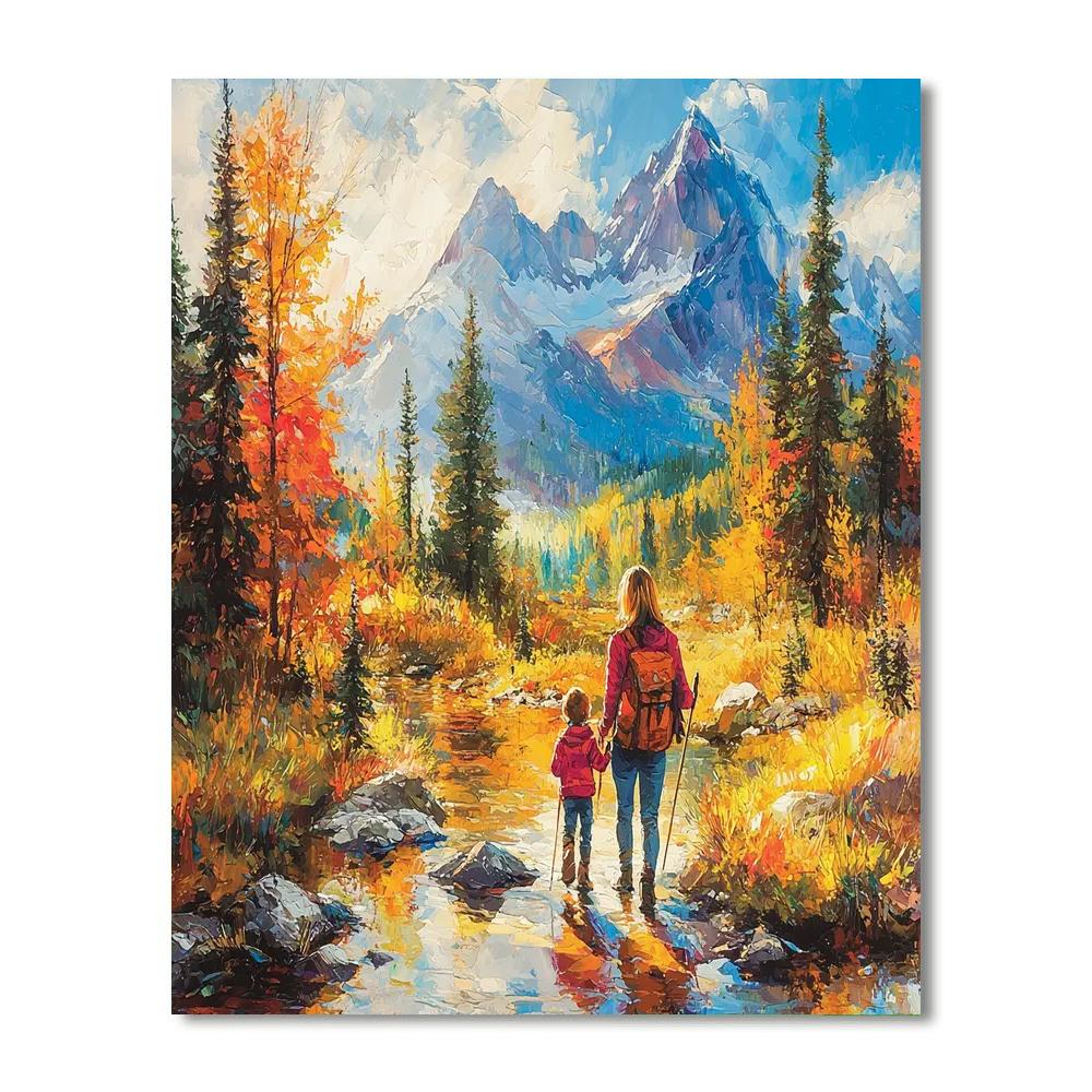 Mother And Me Adventure Paint By Numbers