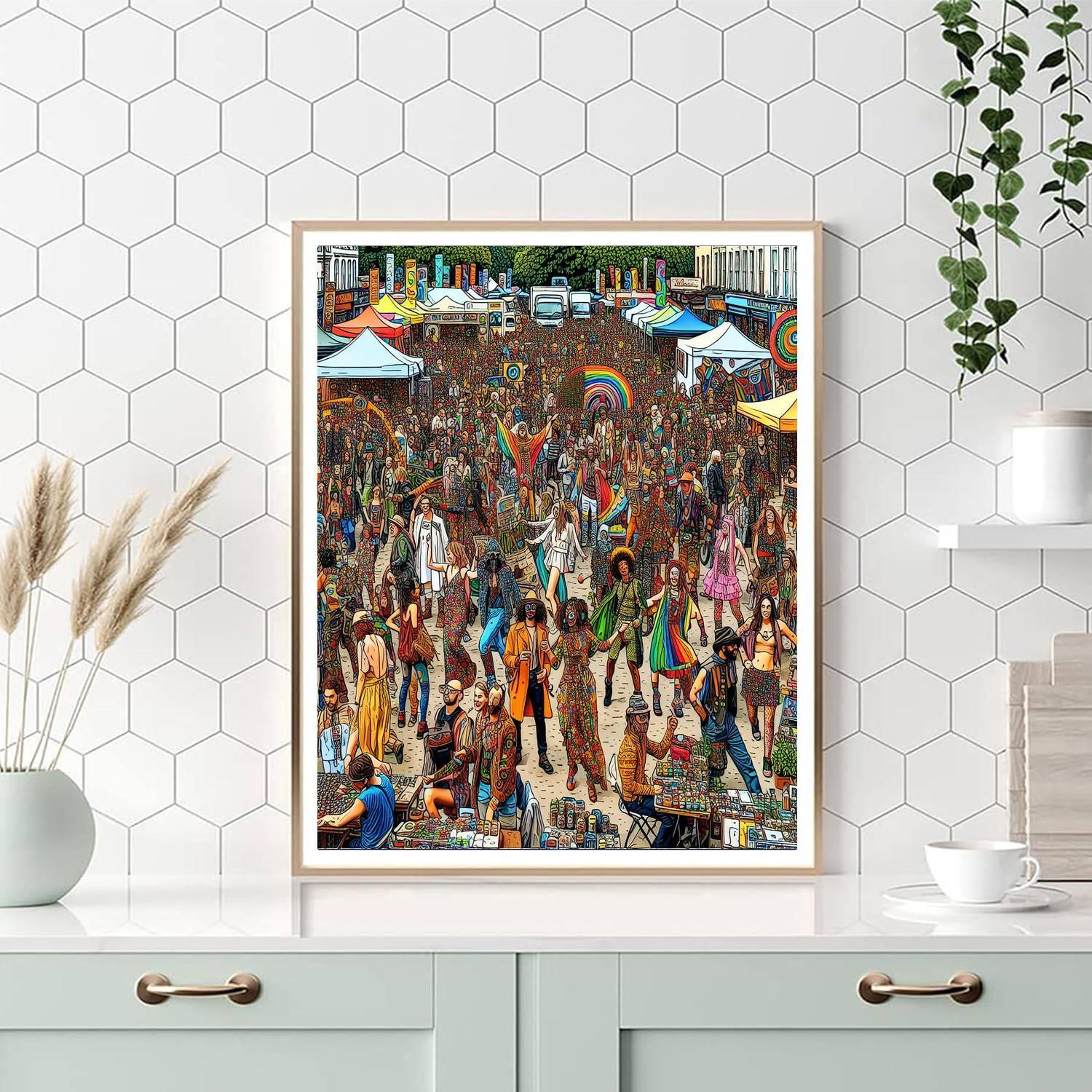 Folsom Street Fair - Usa Paint By Numbers Art