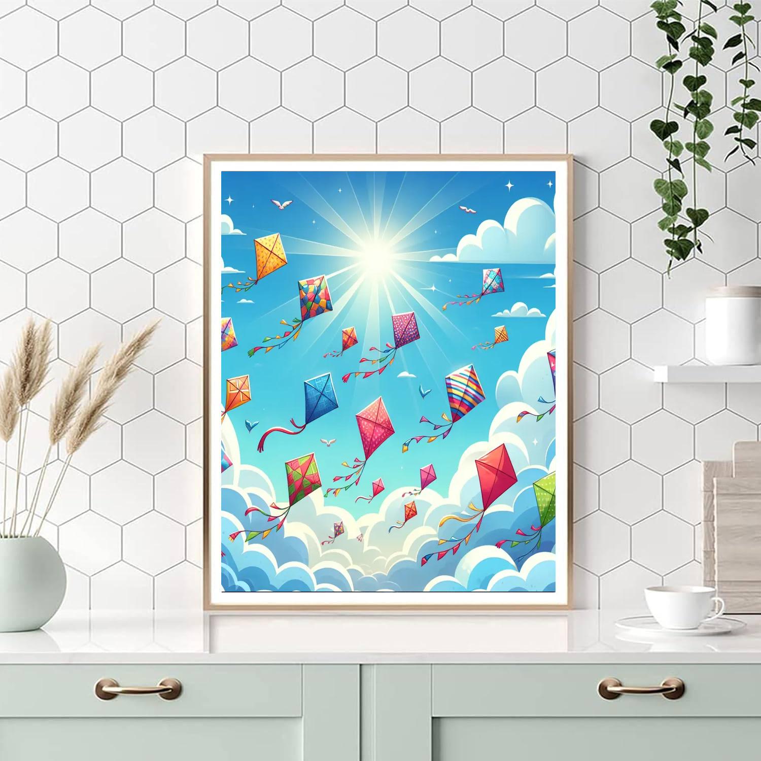 Fun In The Sky Numbered Painting Kits