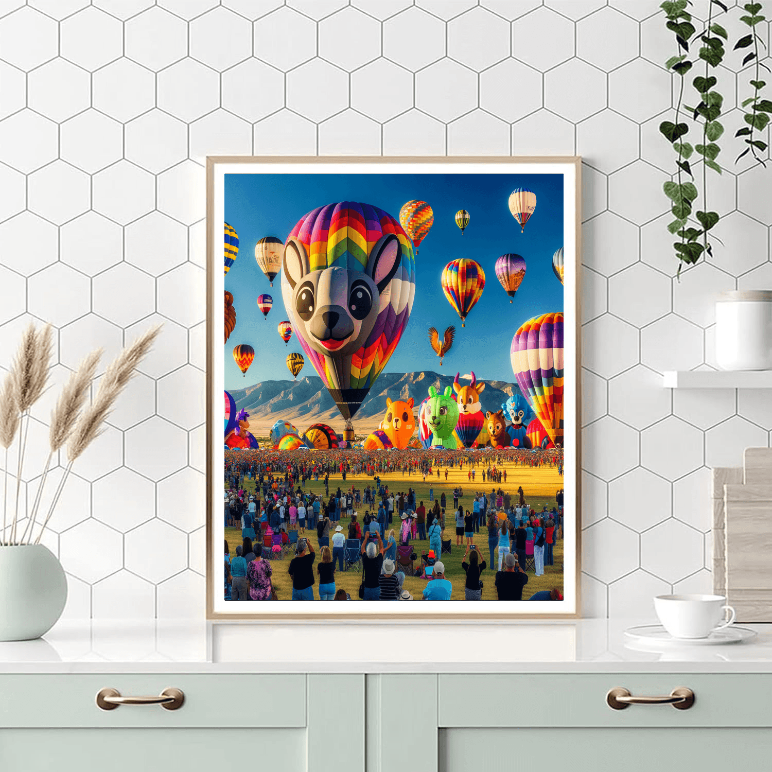 Albuquerque International Balloon Fiesta - Albuquerque Number Painting