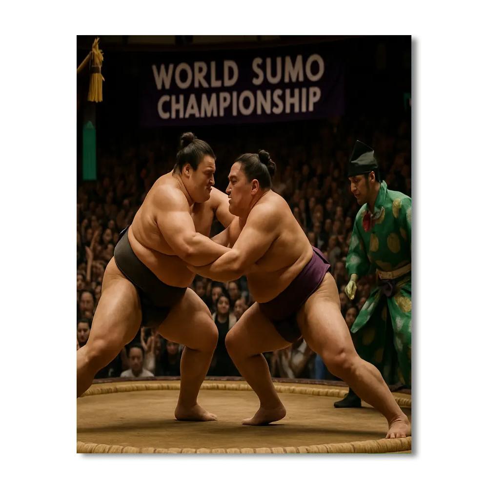 World Sumo Championship Painting Number Kit