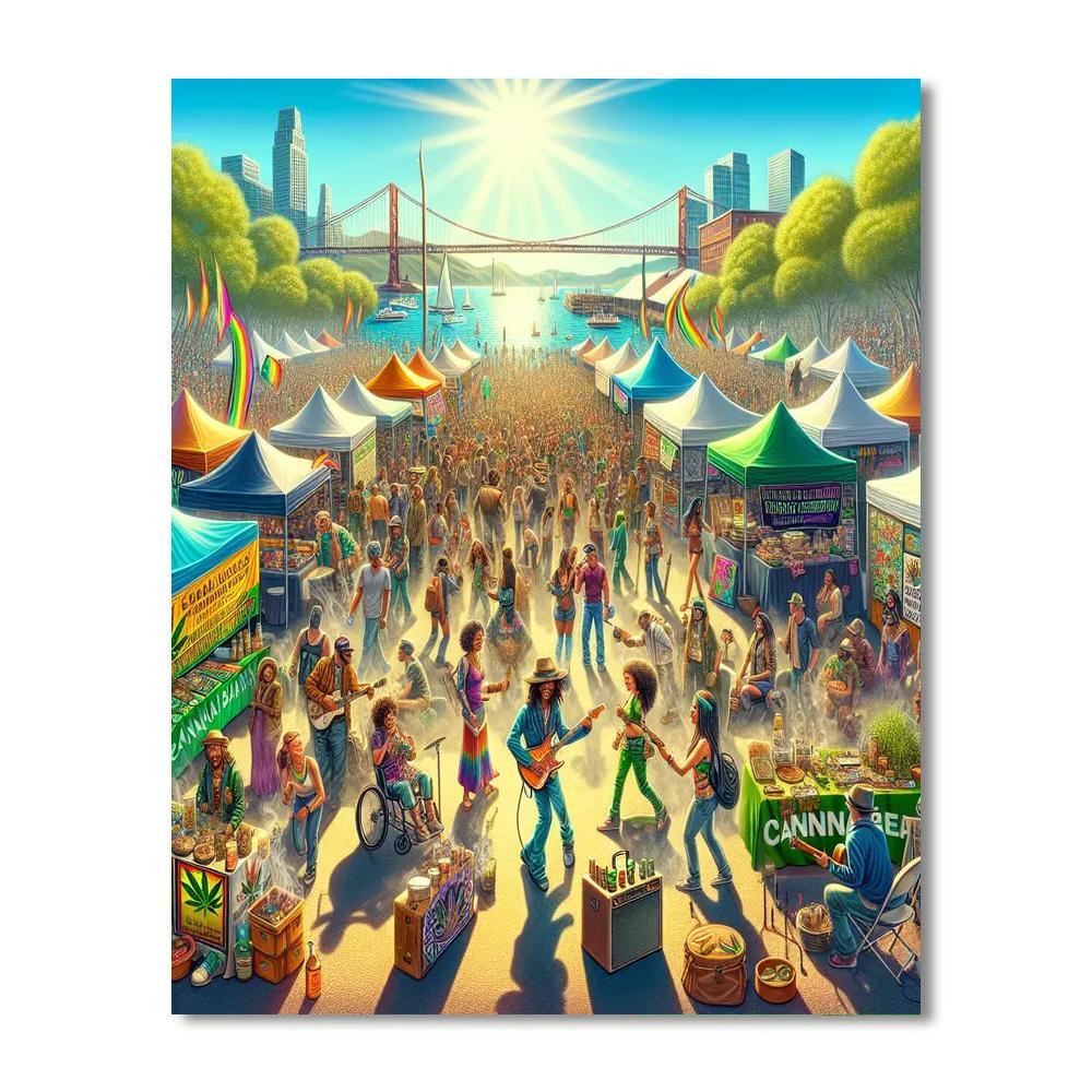 Hempfest - United States Paint By Numbers Art