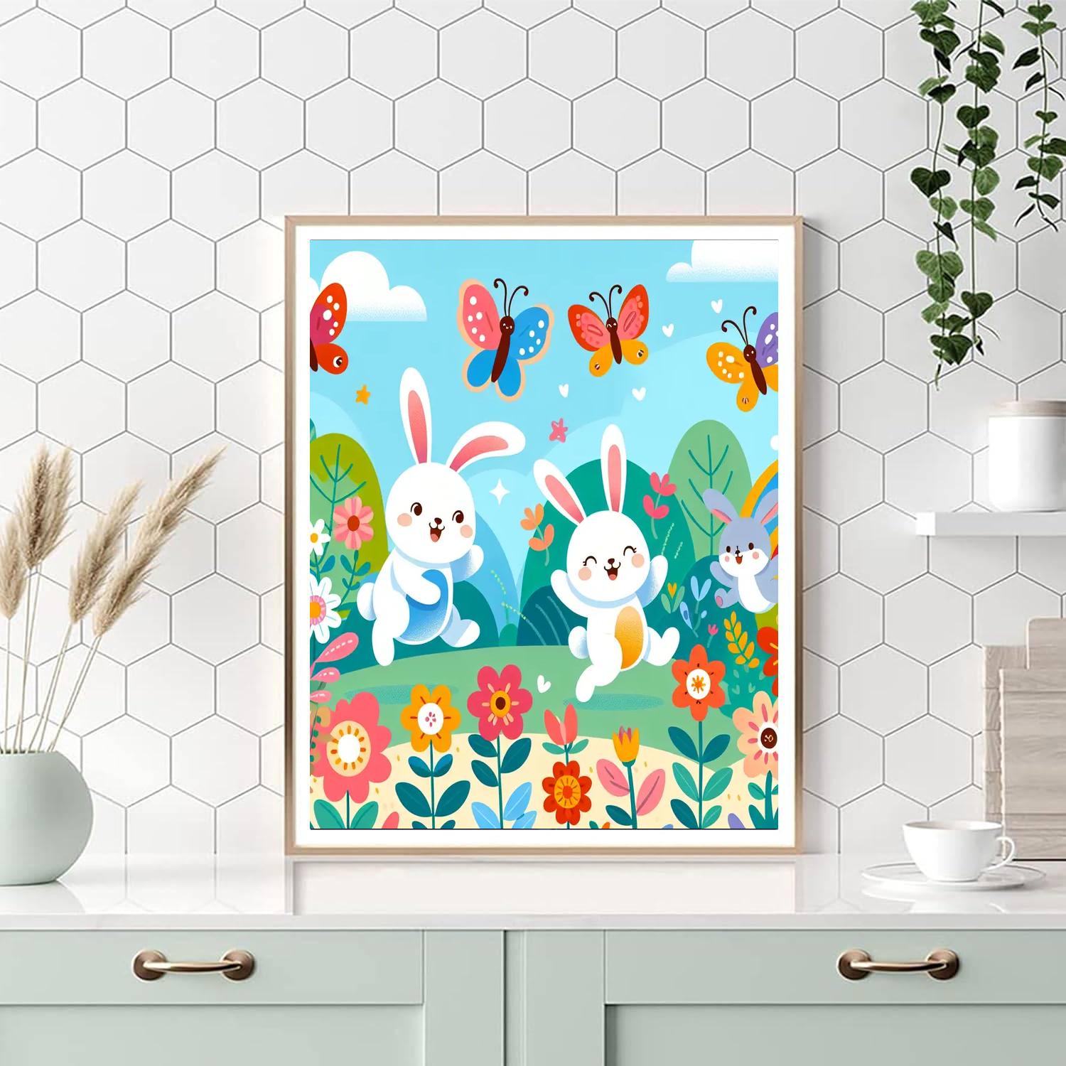 Playful Garden Frolic Paint By Numbers Kits