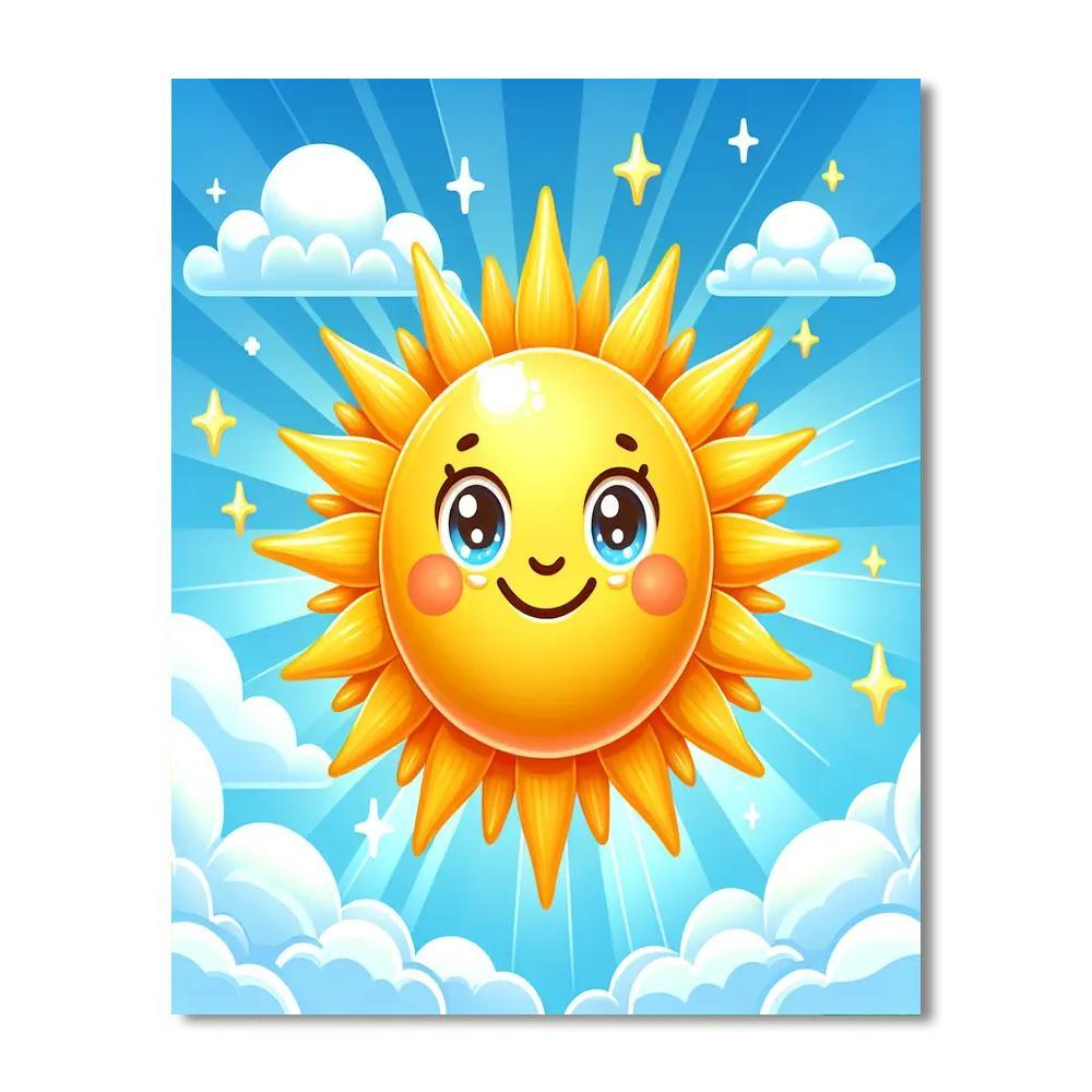 Charming Sun Paint By Color