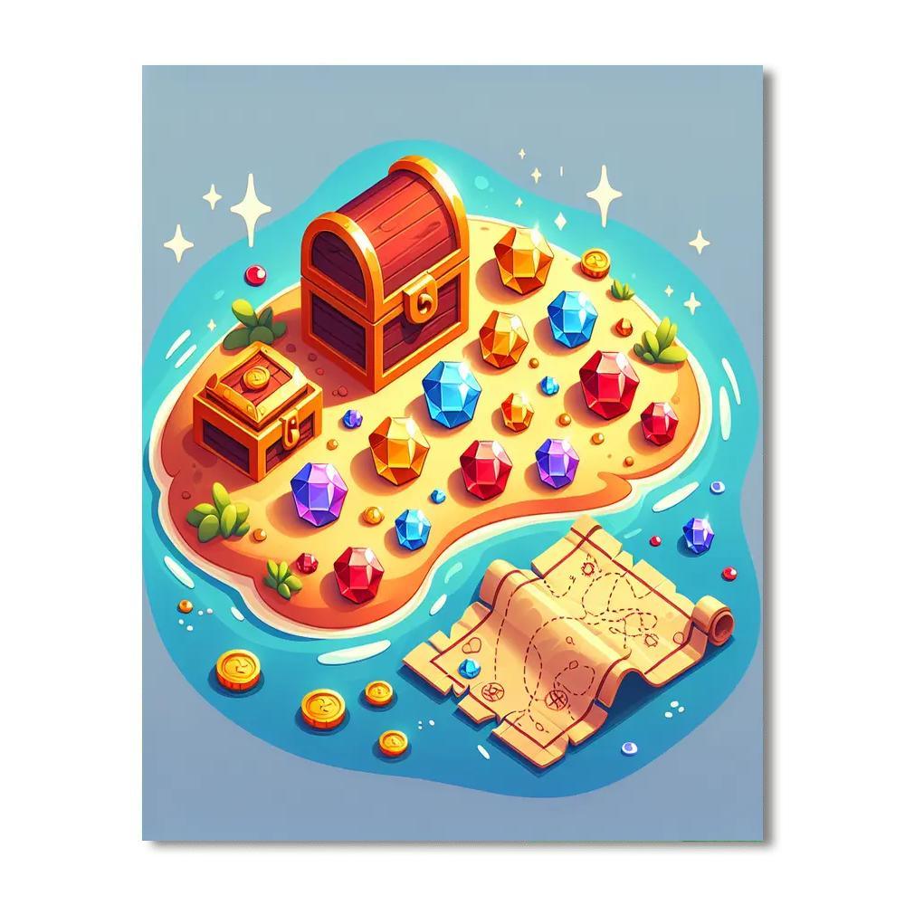 Treasure Trove Paint By Numbers Art