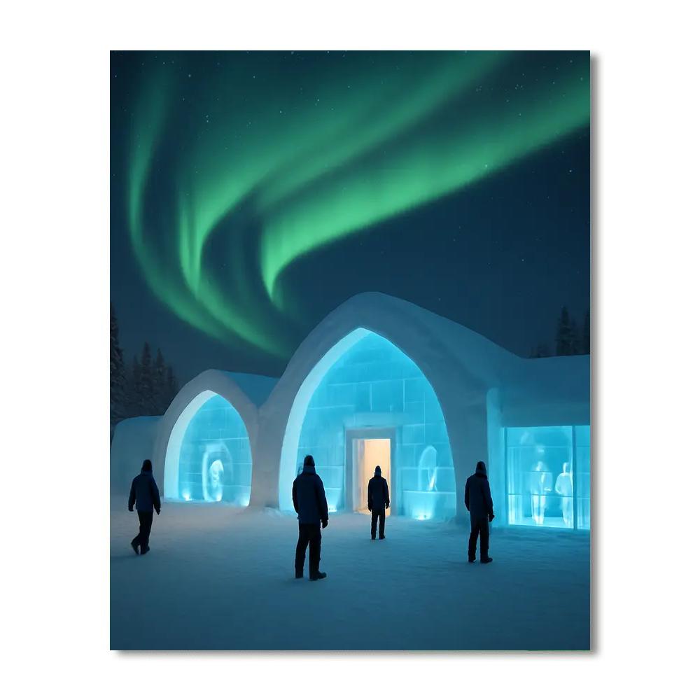 Icehotel - Jukkasjärvi, Sweden DIY Paint By Numbers