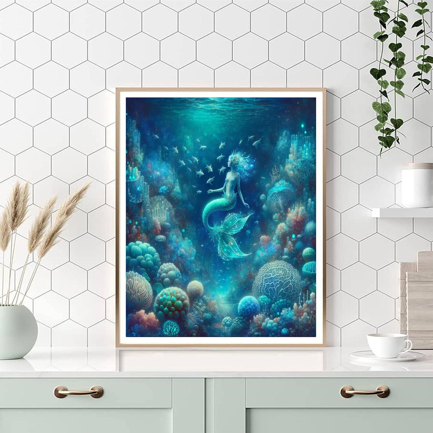 Mystical Mermaid's Tale Paint By Color