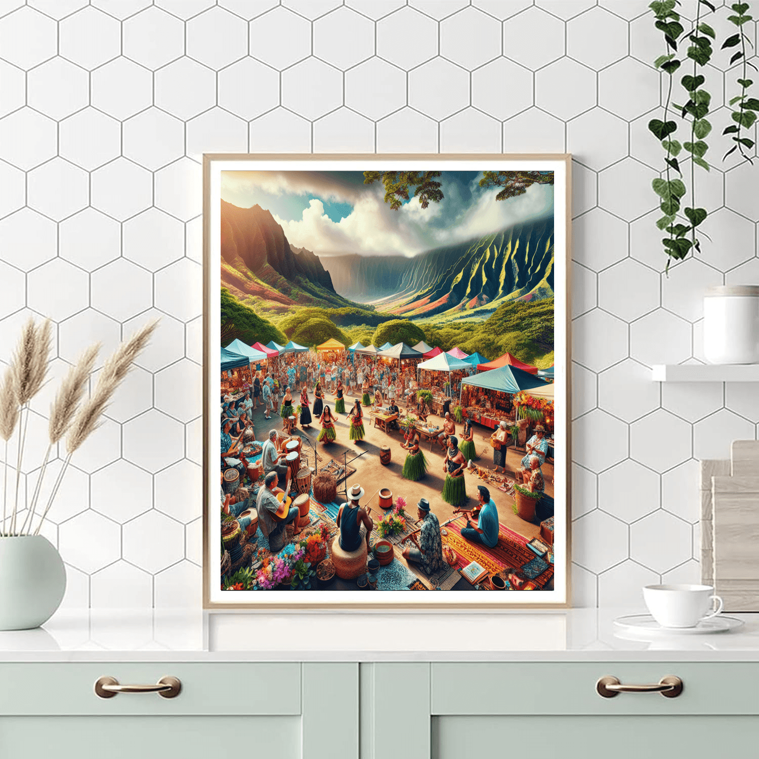 Pahoa Lava Flow Festival - Hawaii, United States DIY Paint By Numbers