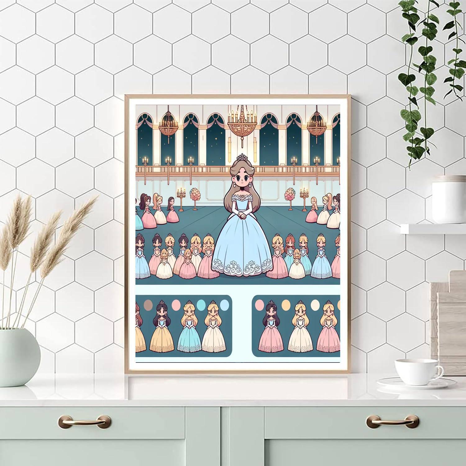 Royal Princess Gala Numbered Painting Kits
