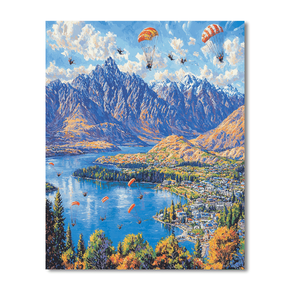 Queenstown Adventure Capital Paint By Numbers Kits