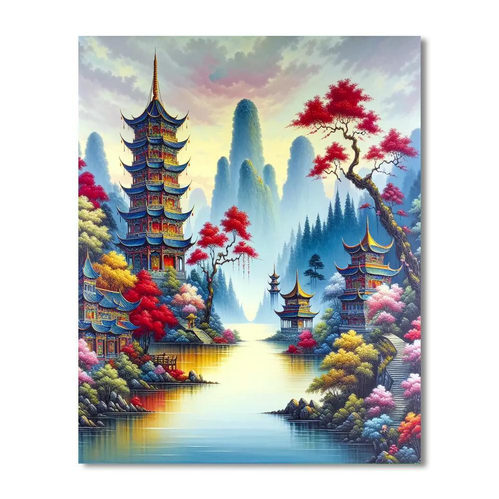 Mystical Eastern Medley DIY Paint By Numbers