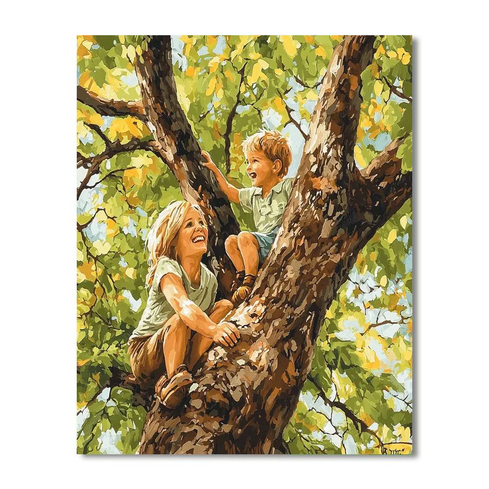 Adventurous Tree Climb DIY Paint By Numbers