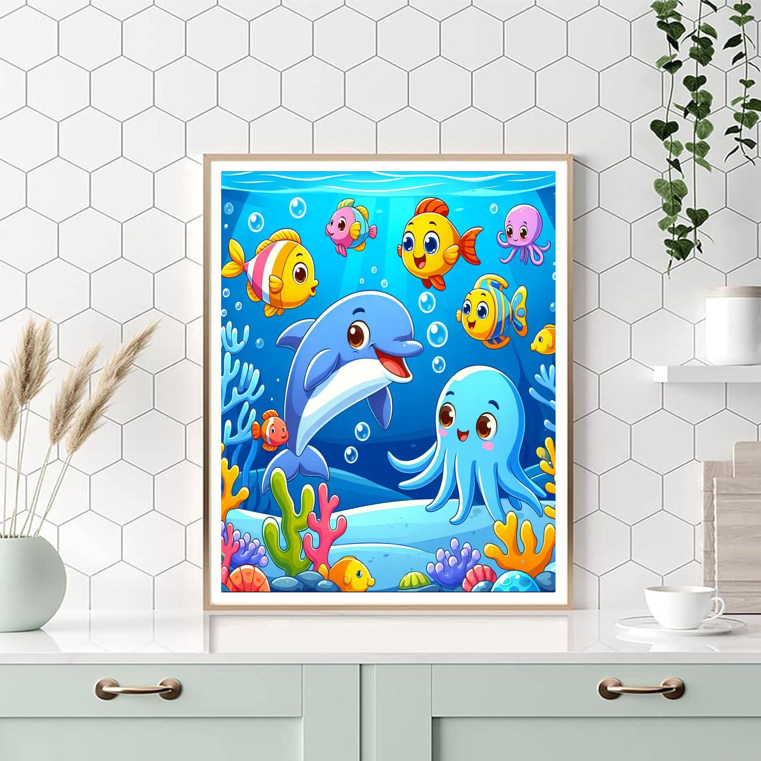 Mysterious Ocean World Numbered Painting Kits