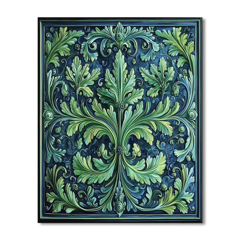 Ernst Haeckel Inspired Intricate Nature Patterns  Paint By Numbers Kits