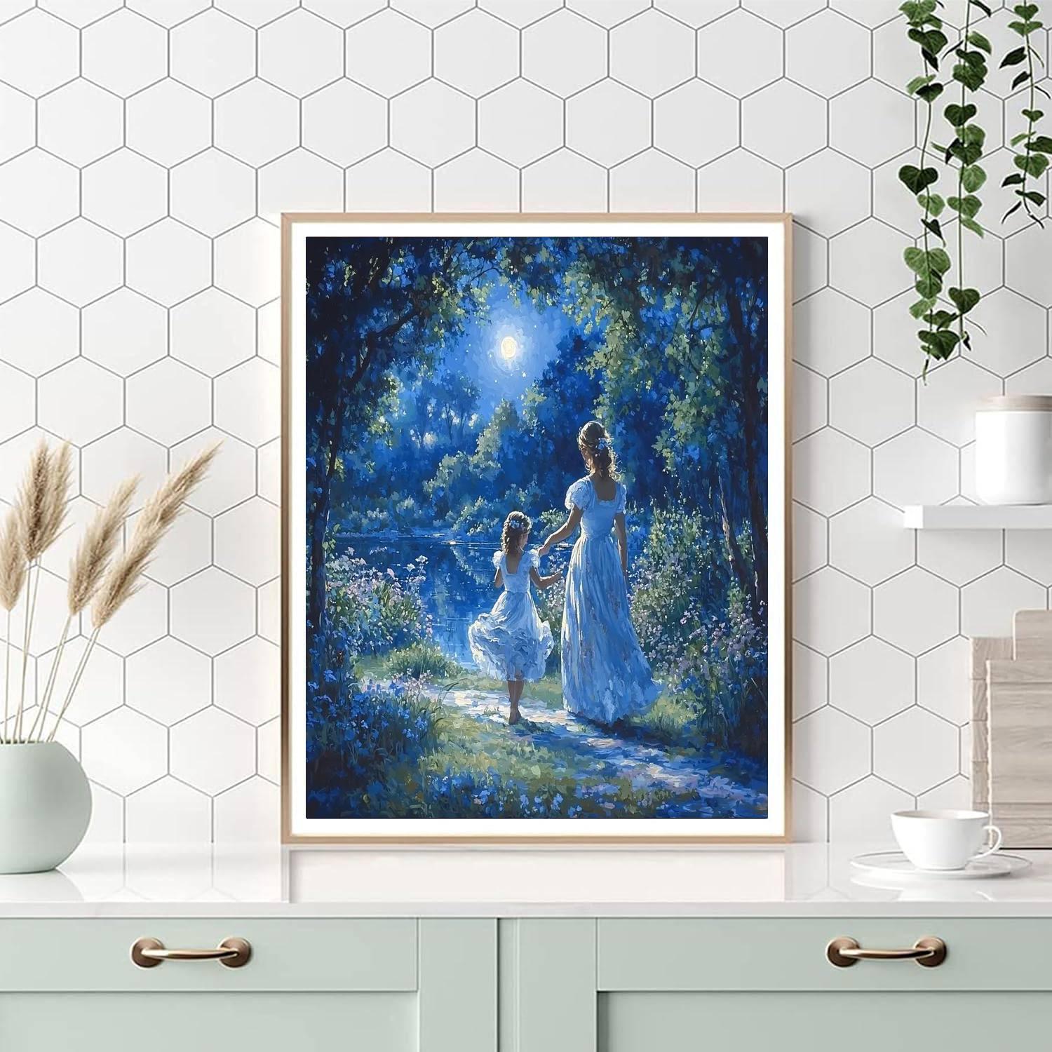 Moonlit Sonata Number Painting