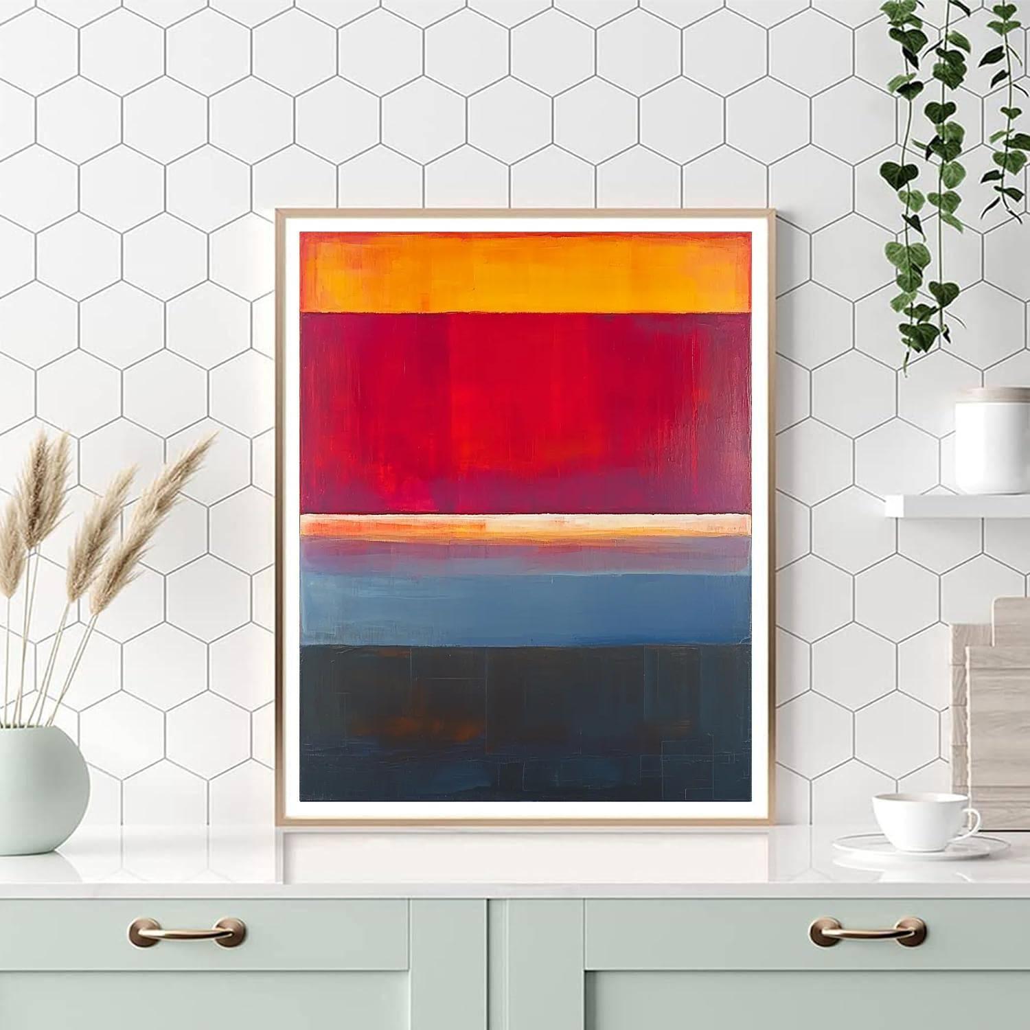 Mark Rothko Inspired Resonance Of Colors  Paint By Numbers Art