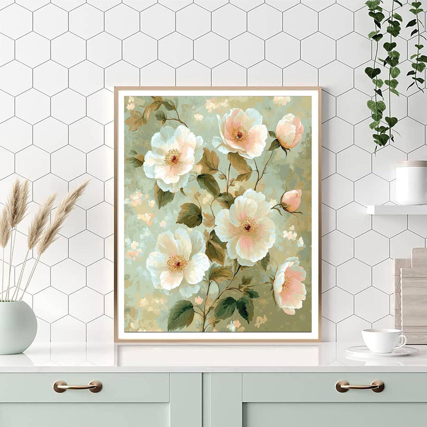 Michelangelo Inspired Eternal Blossom  Paint By Color