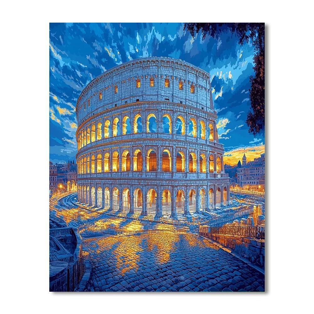 Colosseum - Rome Painting Number Kit