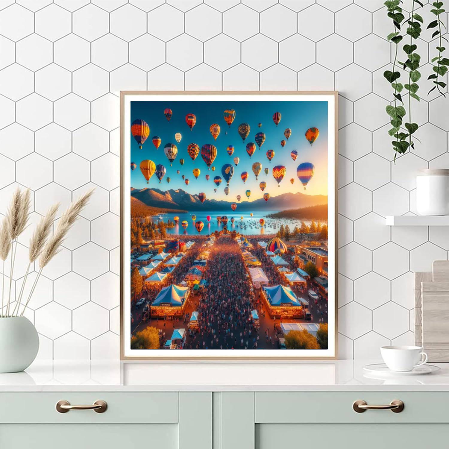 Harvey's Balloon Festival - Usa Paint By Number